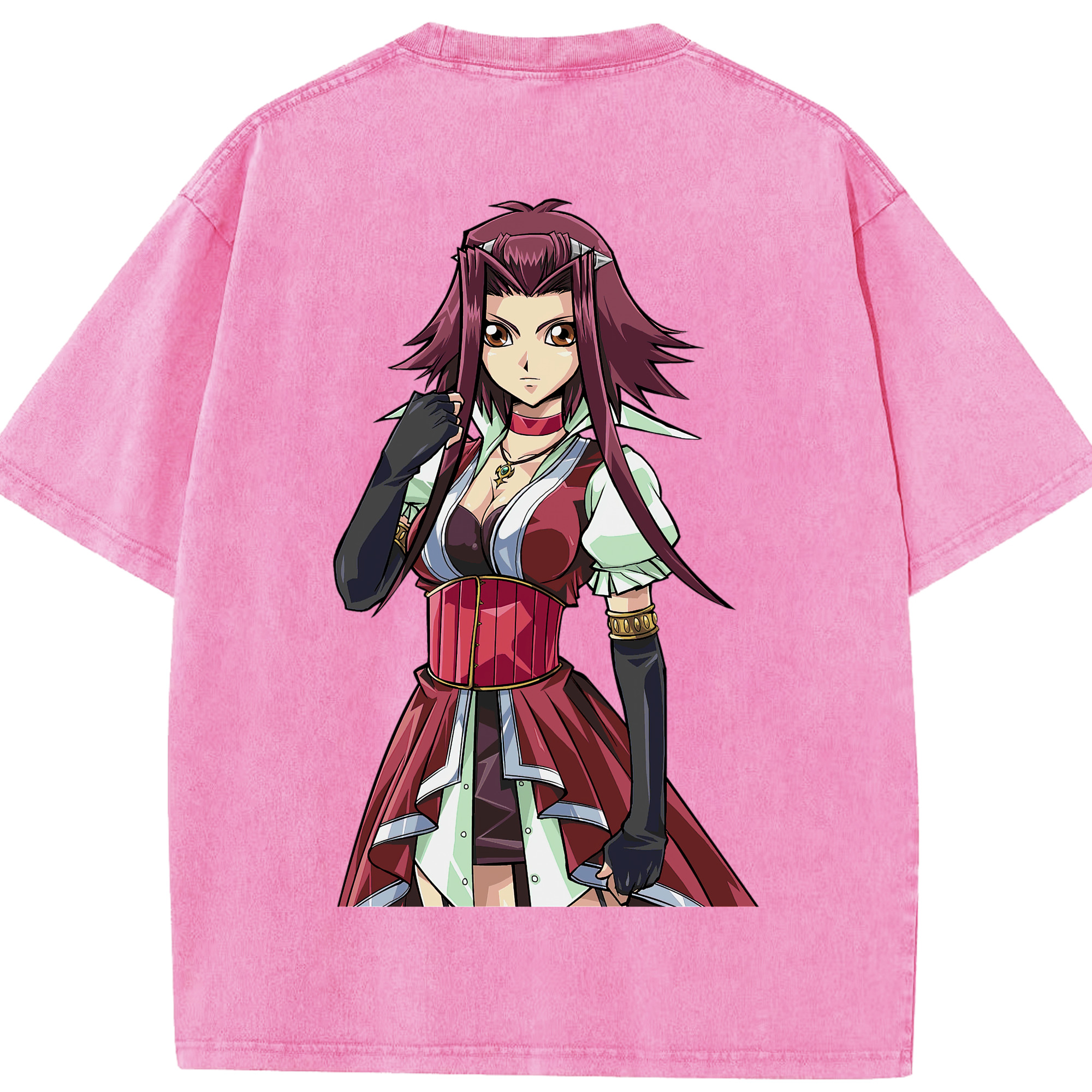 （画像用） 遊☆戯☆王 Yu-Gi-Oh! 綿100% ヴィンテージ風 半袖Tシャツ（背面プリント）